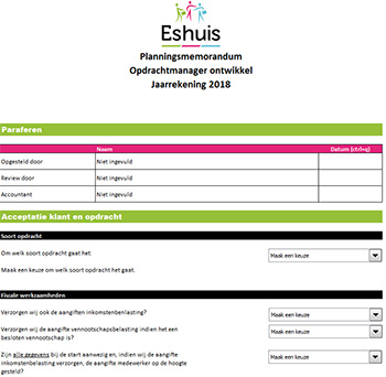 Opdrachtmanager Eshuis screenshot